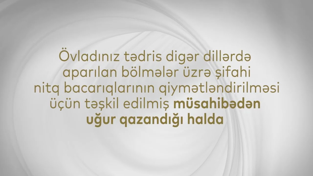 I sinfə qəbulla bağlı videorolik – 2023/2024