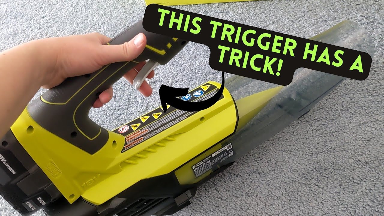 RYOBI ONE+ 100 MPH Variable-Speed 18-Volt Lithium-Ion Cordless Jet Fan Leaf Blower REVIEW