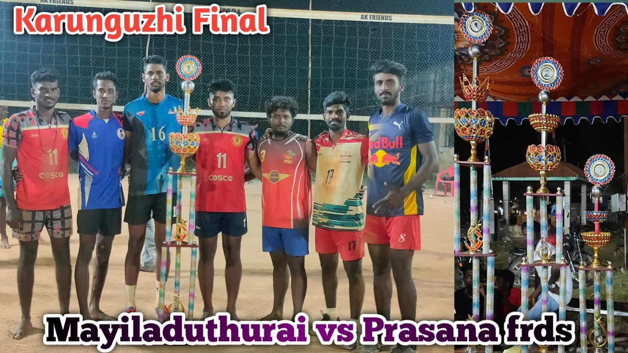 Mayiladuthurai vs Prasana frds || Rocking performance 👌 || Karunguzhi final match || Hand Power