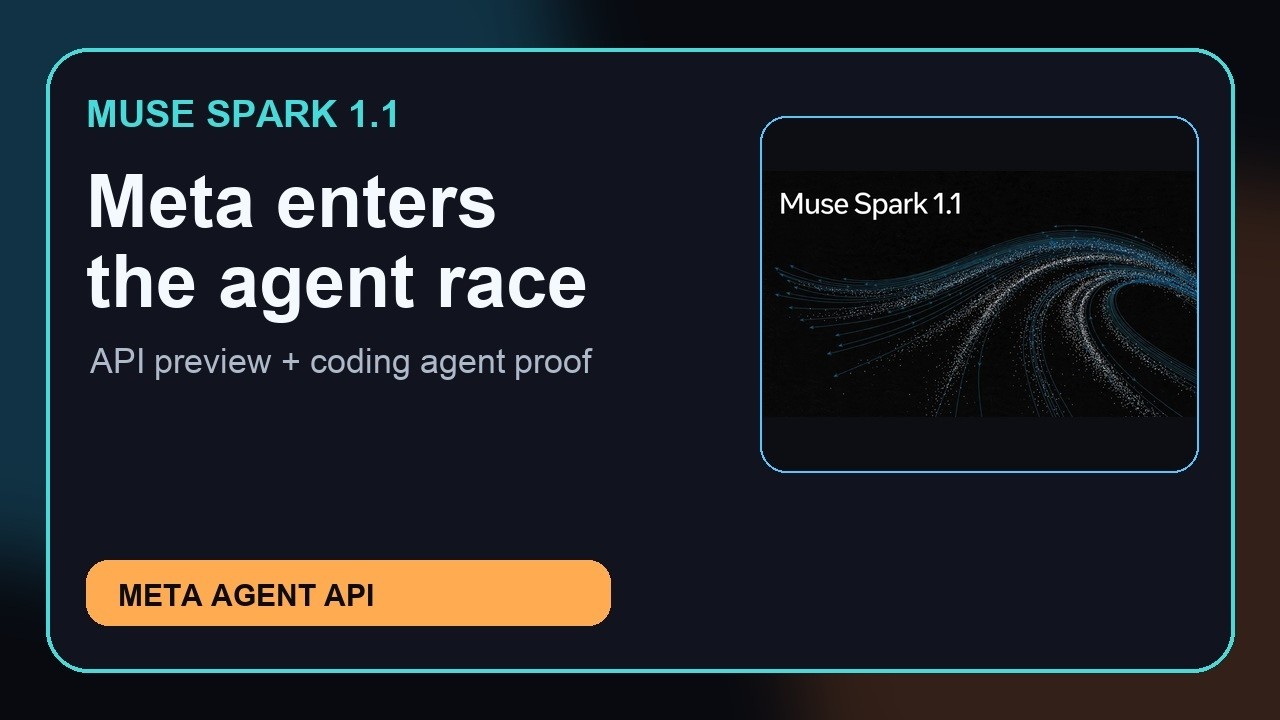 Meta Muse Spark 1.1: API Preview, Coding Agents, and the Catch