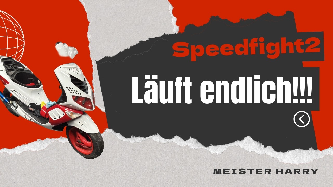 Endlich !!! Speedfight läuft !! | Peugeot Speedfight 2