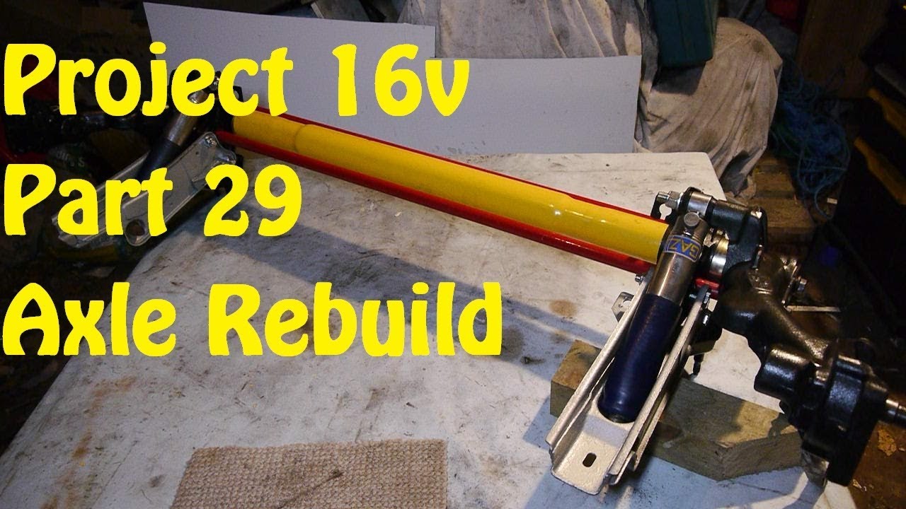 Project 16v - Part 29 - Rear axle rebuild