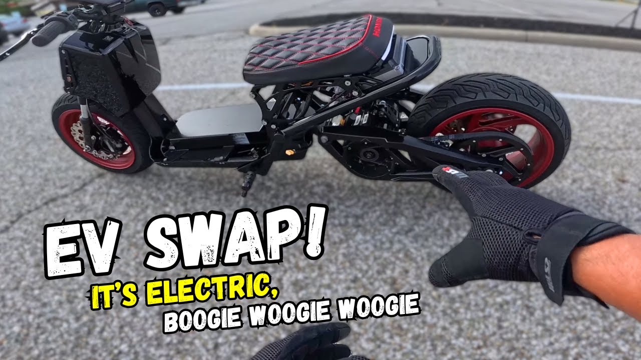 This Isn’t Your Average Honda Ruckus – First Ride on Custom EV Build!