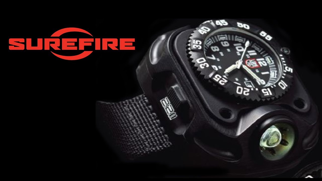 SUREFIRE 2211 Wristband Light / Luminox Watch