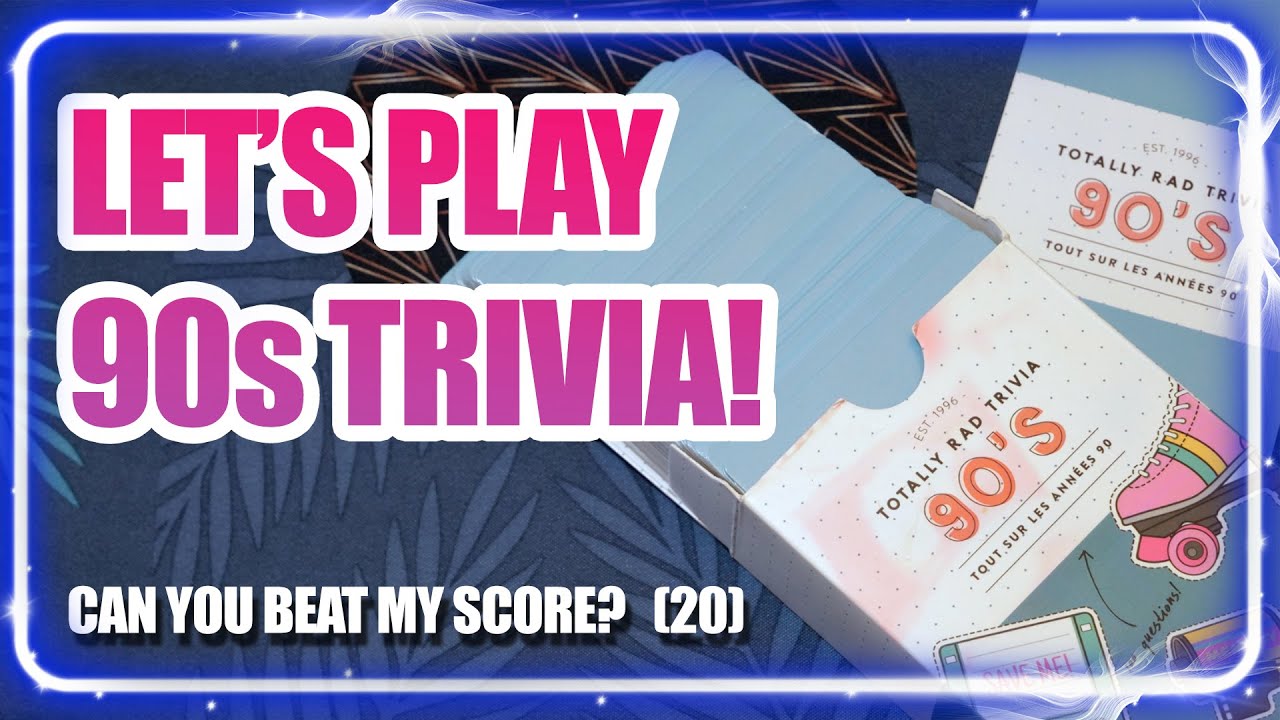 Play Trivia on Youtube! 1990's Trivia Alone or with Friends and Family!
