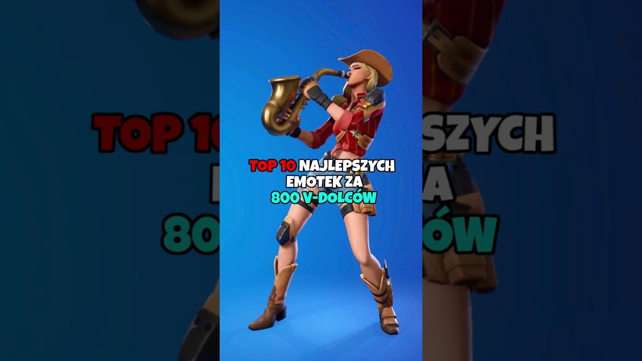 TOP 10 NAJLEPSZYCH EMOTEK ZA 800 V-DOLC&Oacute;W #fortnite