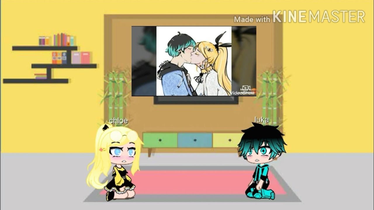 React a video / Miraculous 🐞 / chloe and luka / episode 10 / GACHA CLUB