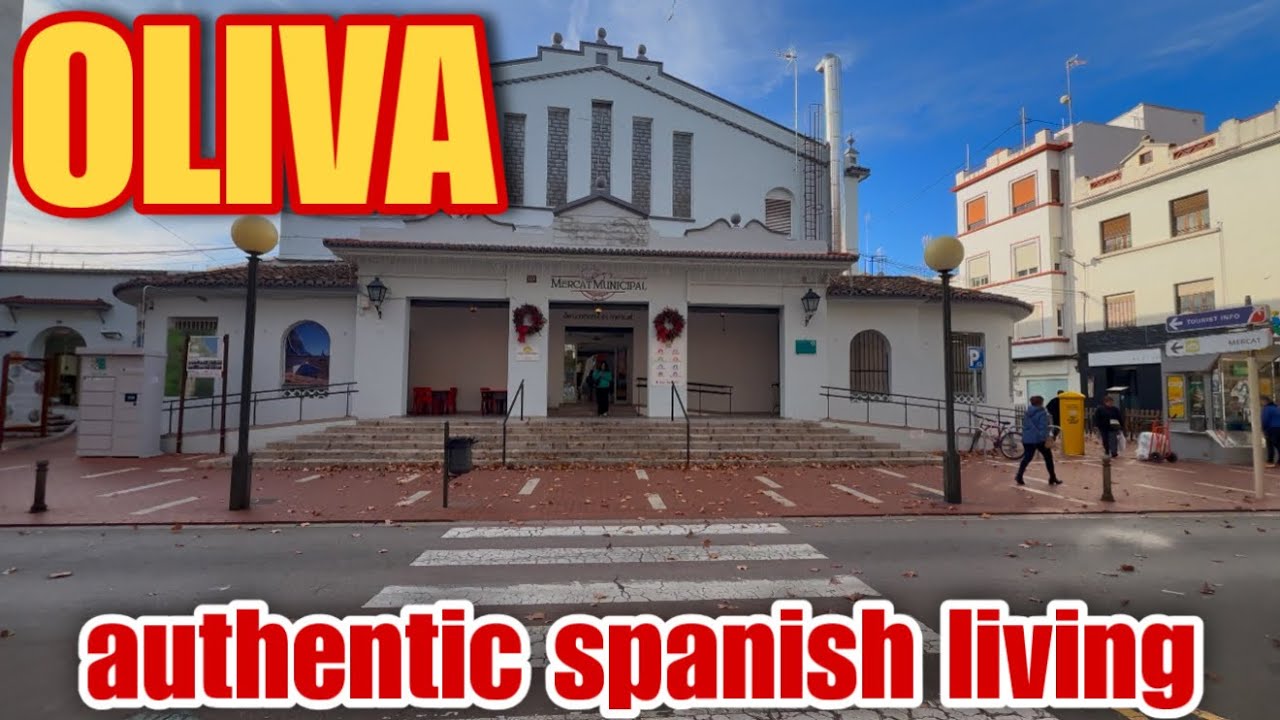OLIVA, Валенсия - Недорогая и аутентичная испанская деревня! 🏡