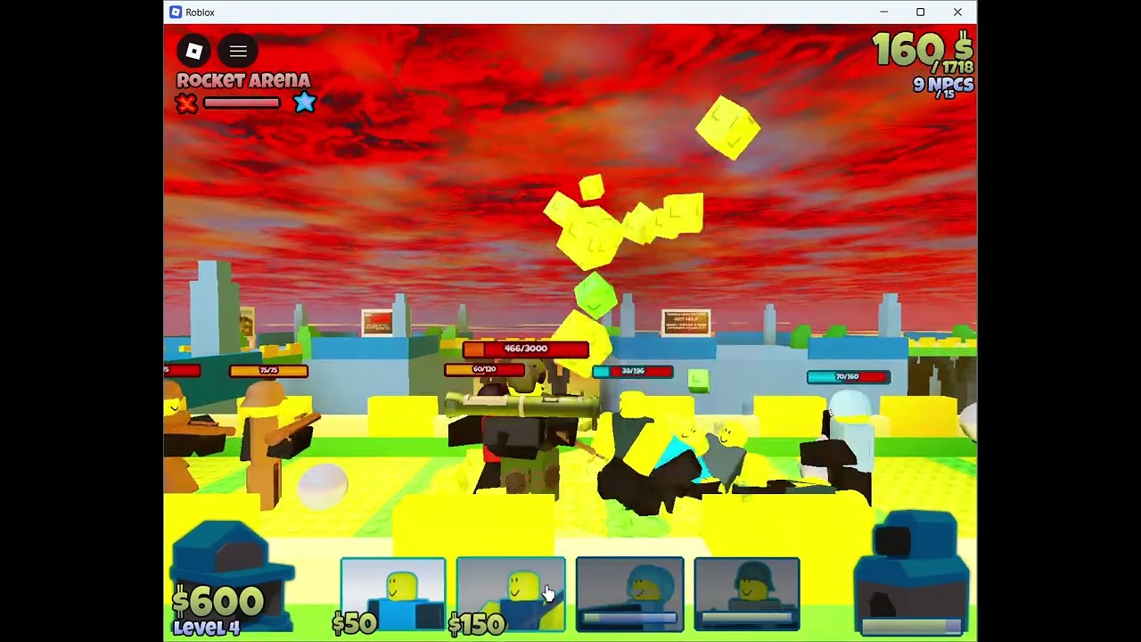 just beating this level called rocket arena (this mode is casual btw