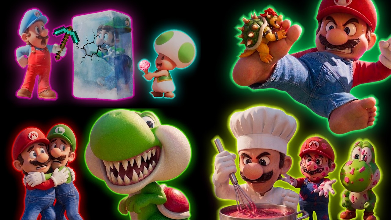 250 The Super Mario Galaxy Movie [Mega Galaxy Compilation] Sound Variations in 1001 Seconds
