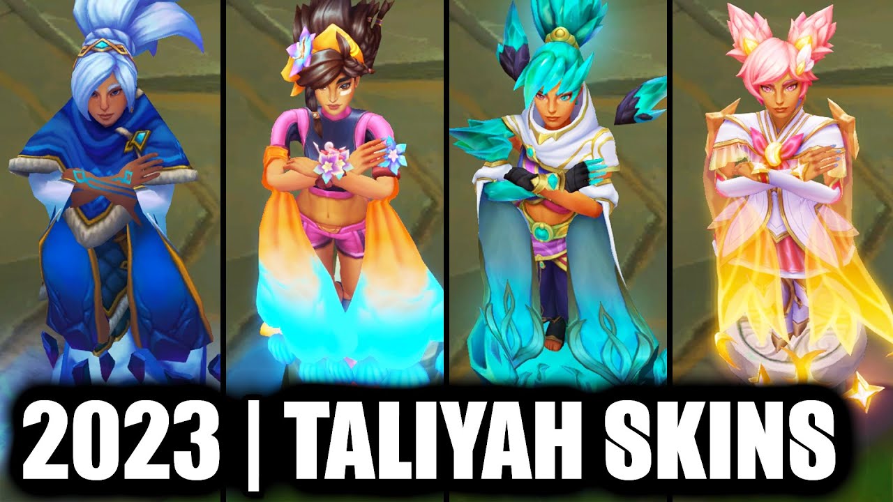 ALL TALIYAH SKINS SPOTLIGHT 2023 | League of Legends