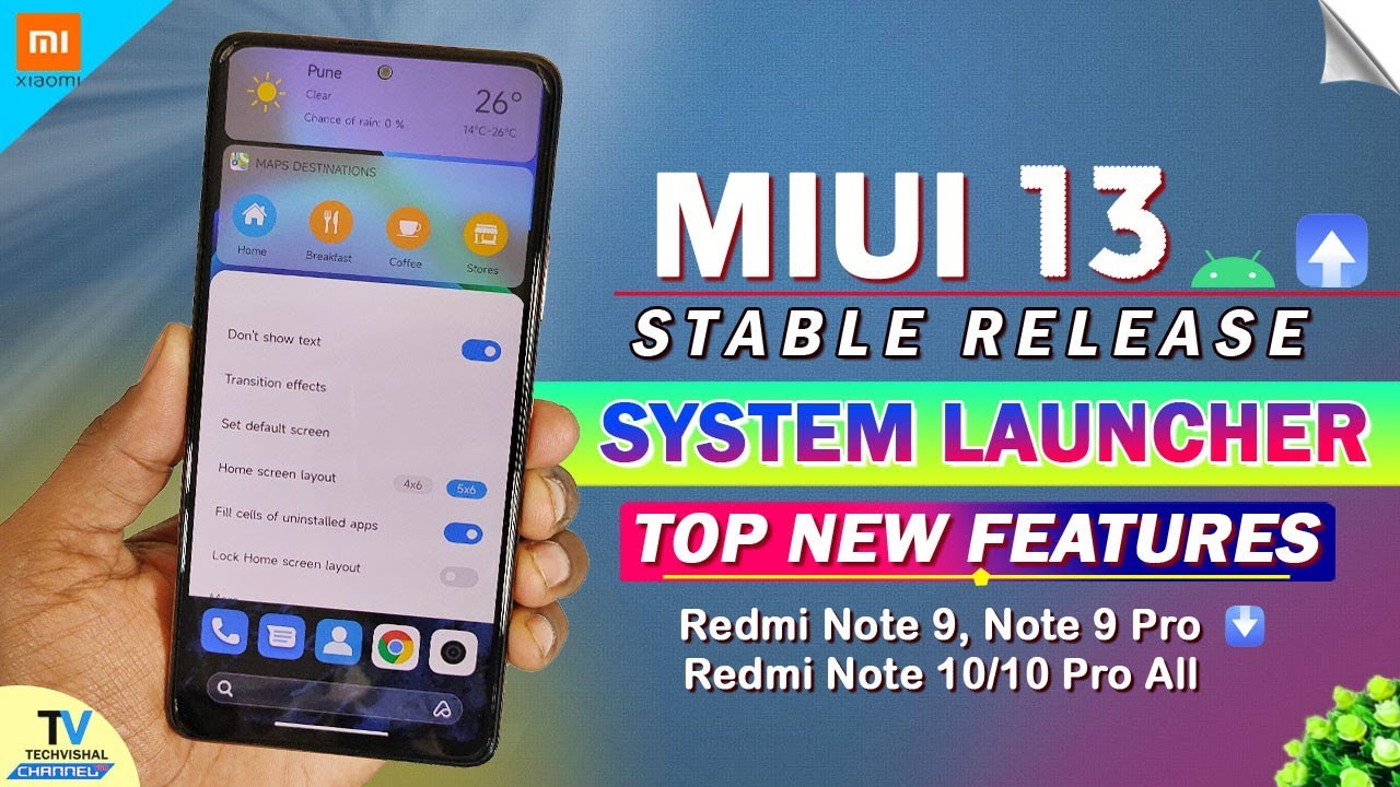 MIUI 13 - New Stable System Launcher Update | TOP New Features | MIUI 13 System Launcher Update