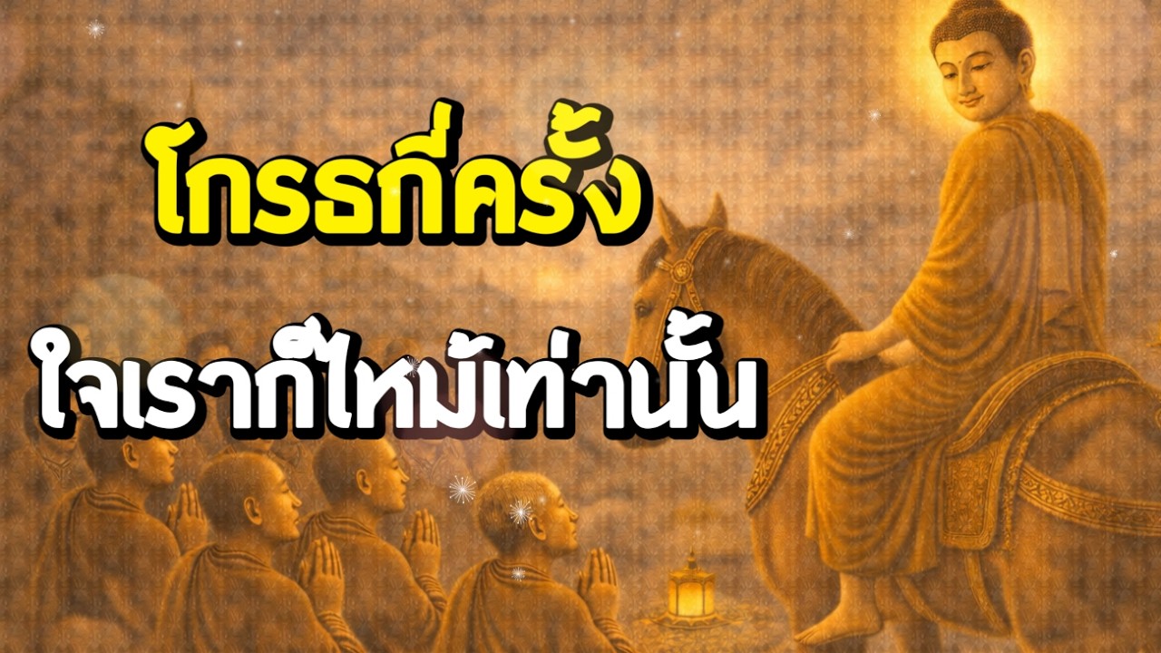 “โกรธกี่ครั้ง ใจเราก็ไหม้เท่านั้น” | ฟังธรรมผ่อนคลาย | Ep.50