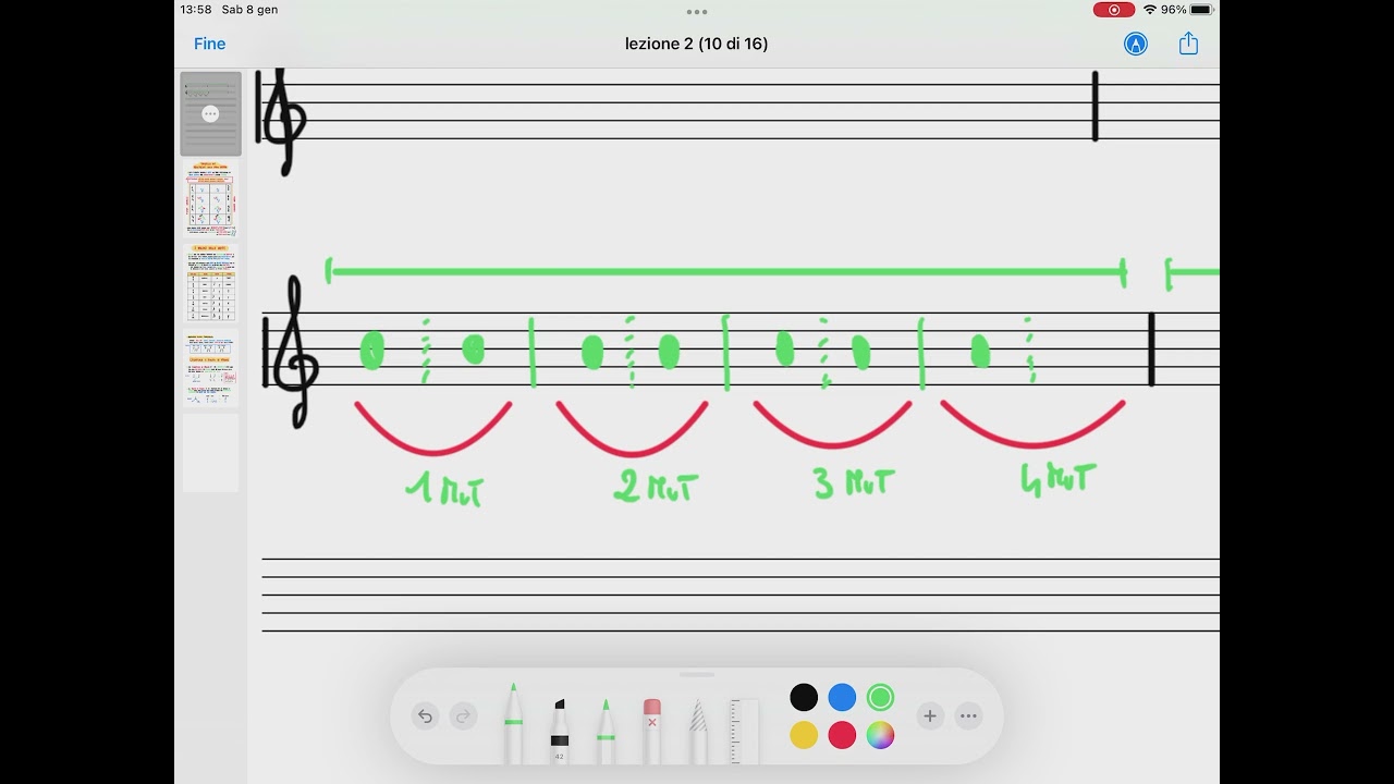 Teoria Musicale - Lezione 2 - Battute, Movimenti, Suddivisioni; Tempi semplici e Composti