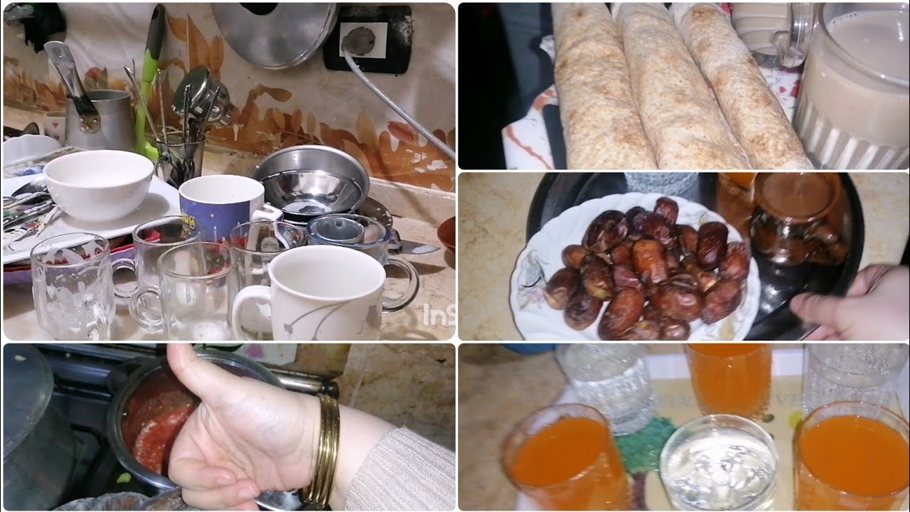 تعالو شوفو يوم التنظيفات بتاعي ☕تنظيفات المطبخ لرمضان 🌙وخنم بعزومة رووووووعه يومي كامل عند اختي