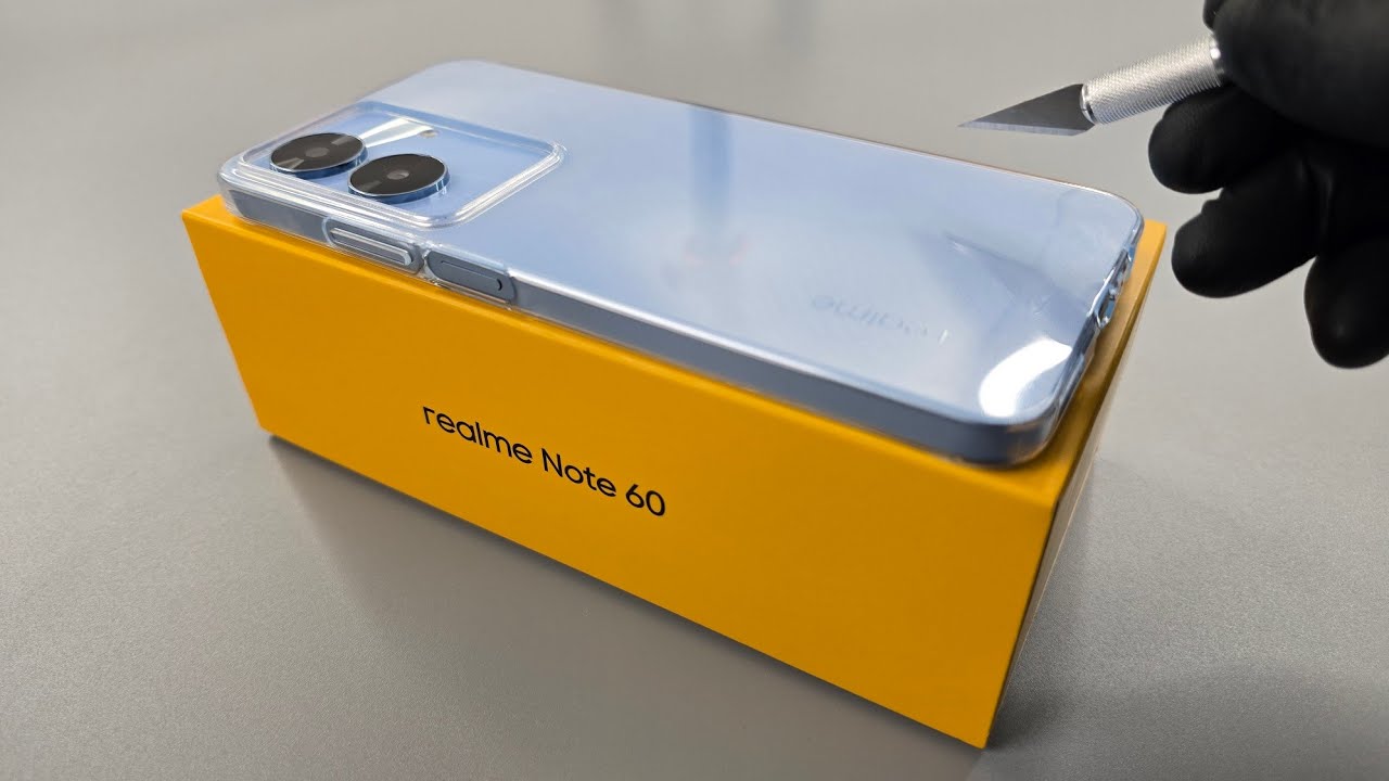 Realme NOTE 60 (Voyage Blue) 4/64 UNBOXING - ASMR
