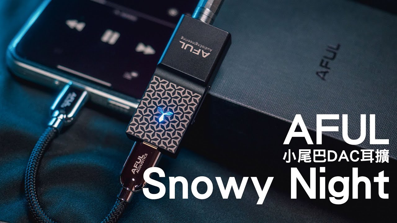 這便宜又聲音好 AFUL Snowy Night 小尾巴DAC耳擴 隨身耳擴