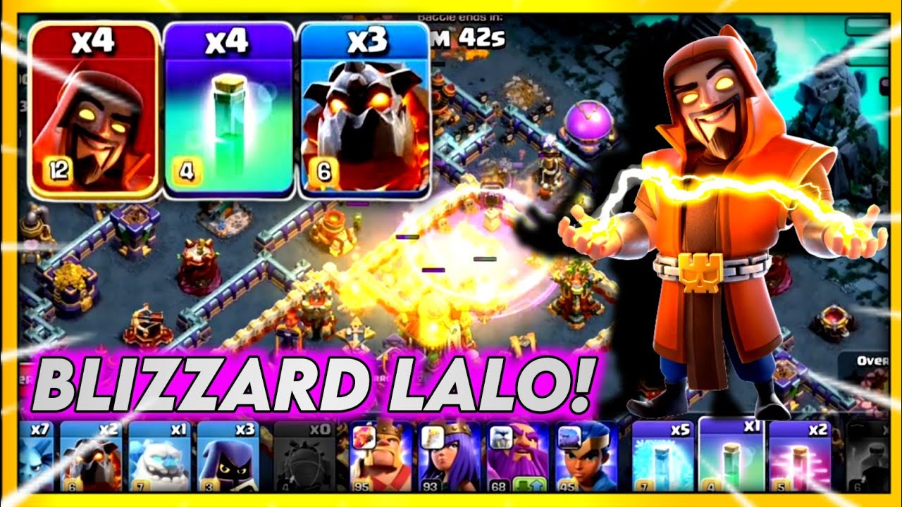 TH16 Blizzard Lalo Trophy Pushing Legend League Attack Strategy #coc #gaming #sumit007 #blizzard