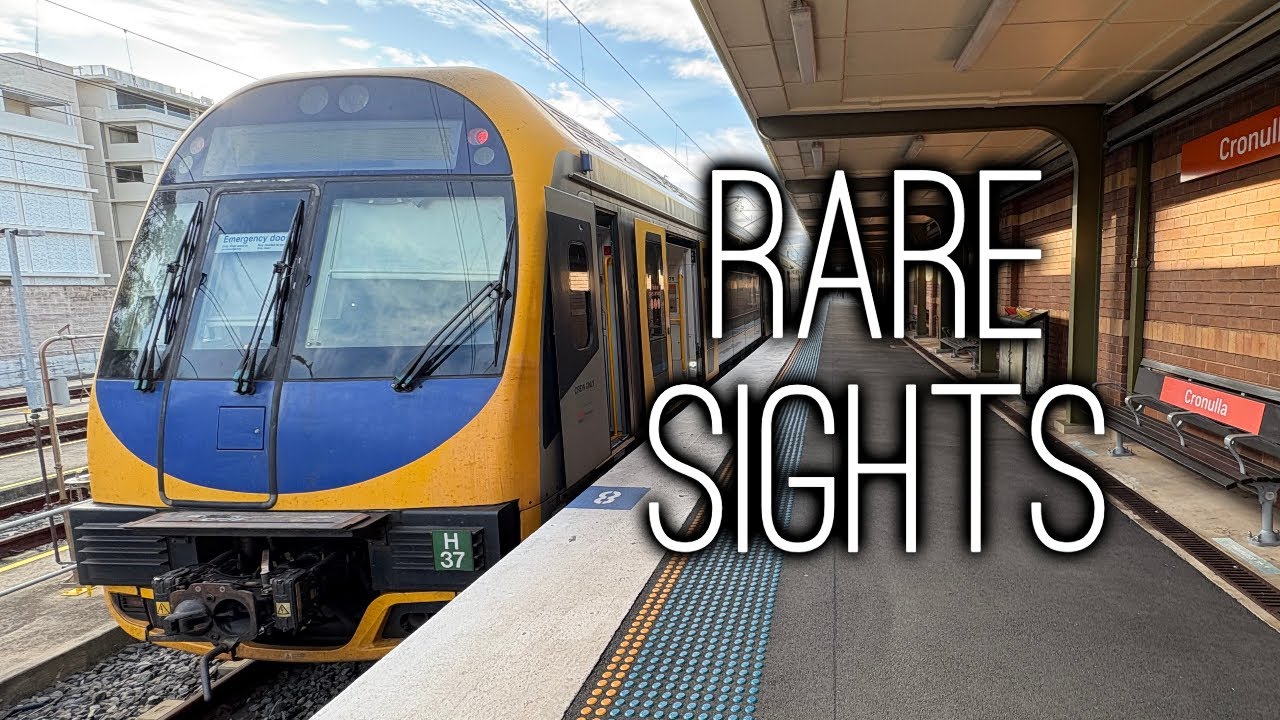 Sydney Trains Rare Sights Compilation