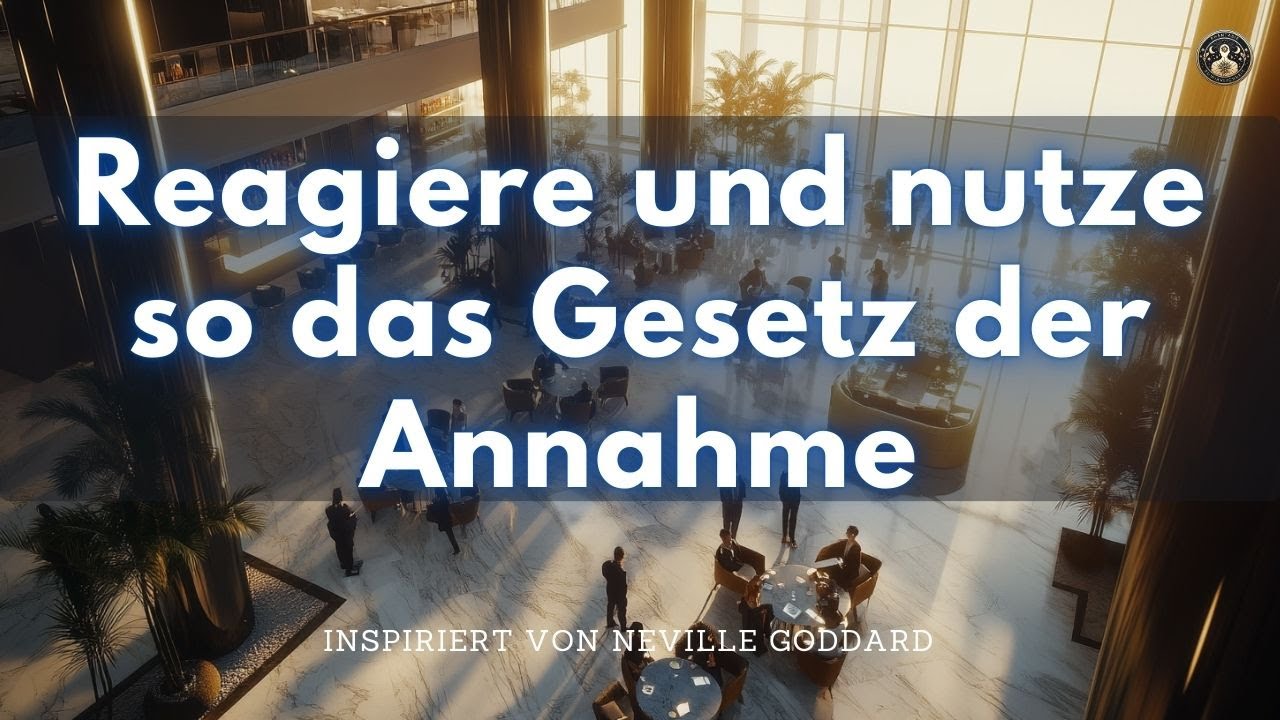 Nutze das Gesetz der Annahme den ganzen Tag lag - inspiriert von Neville Goddard