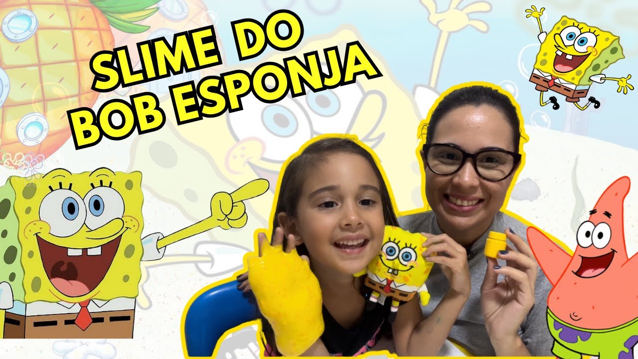 SLIME DO BOB ESPONJA E PATRICK 🧽⭐ Atividade Divertida para Crianças | Soso Kids