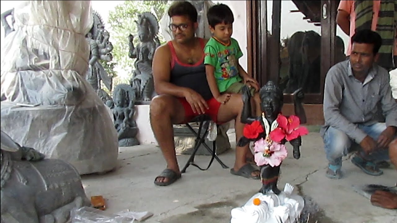 Panchlingeshwar II Black Granite Statue II Maa Kali II Baulagadia