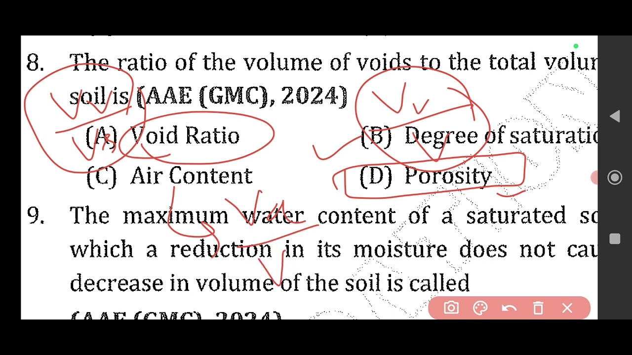 LEC-1/Soil Mechanics Objective