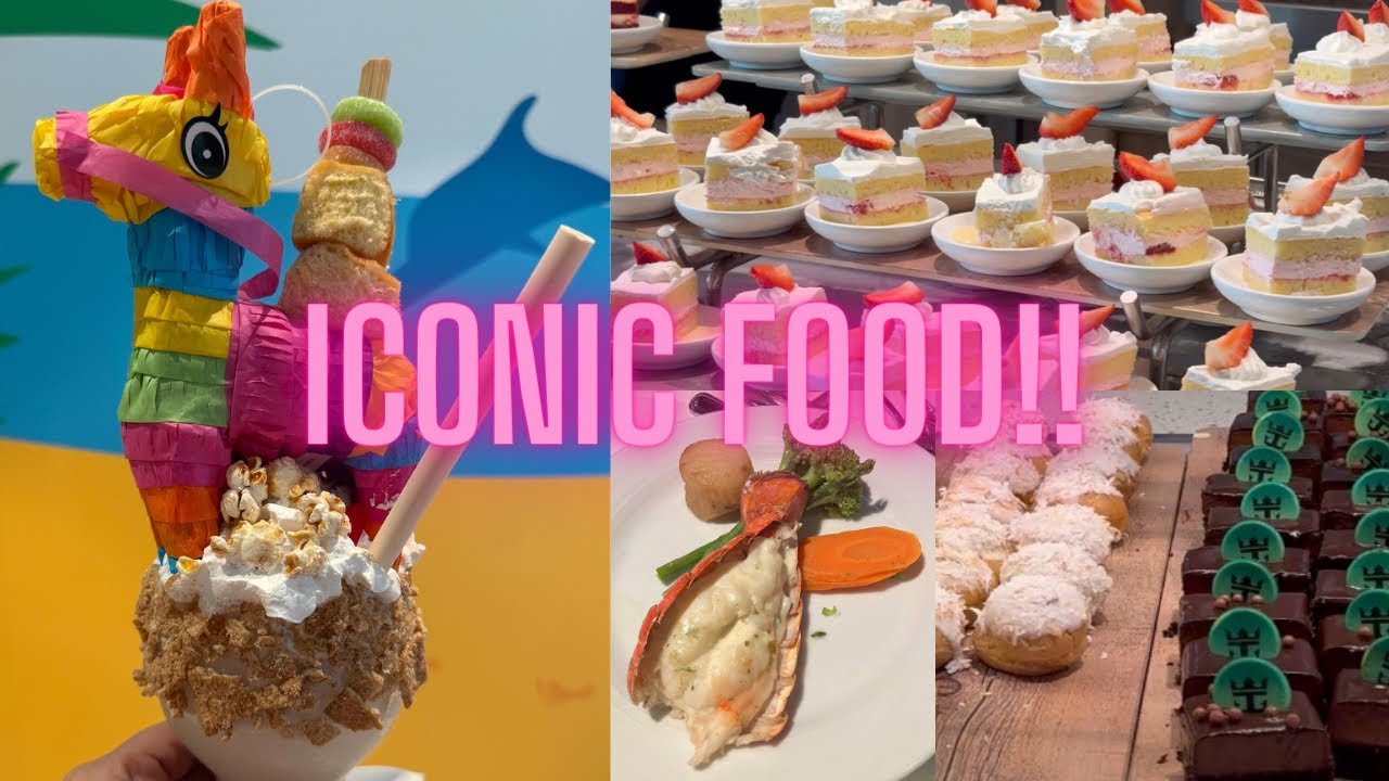 Icon of The Seas FOOD TOUR! Windjammer buffet and more !! 🥘 🚢#iconoftheseas #food #trending