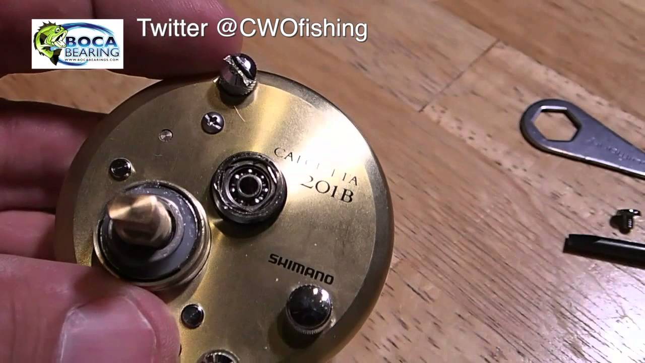 How To Install Bearings In A Shimano Calcutta 201B