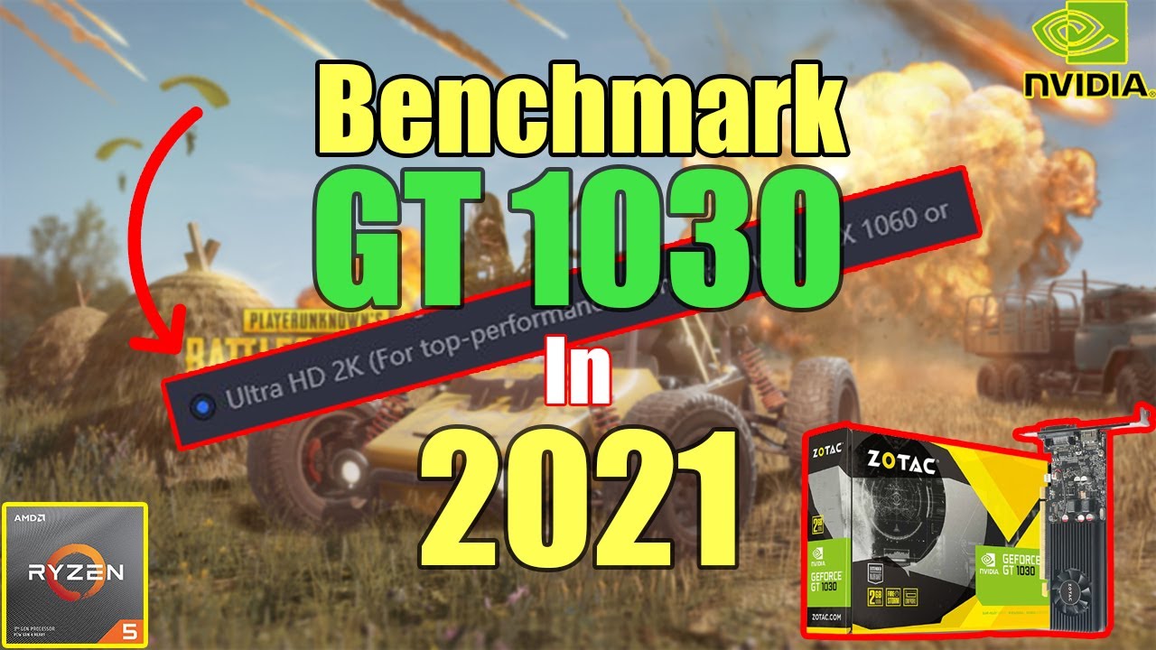 PUBG Mobile : Ultra HD 2K | Benchmark on GT 1030 2GB + Ryzen 5 with HDR + Extreme in 2021 | NahidxYT