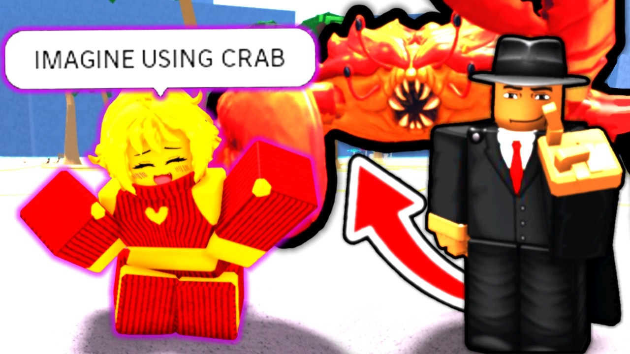 Crab Boss Makes The Most TOXIC Pro Girl CRY.. 😈 | The Strongest Battlegrounds