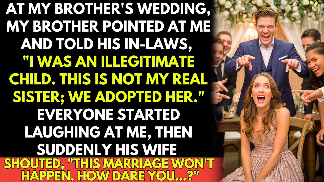 My Brother Called Me ‘Adopted’ on His Wedding Day, His Bride’s Explosion of Rage Stopped Everything!