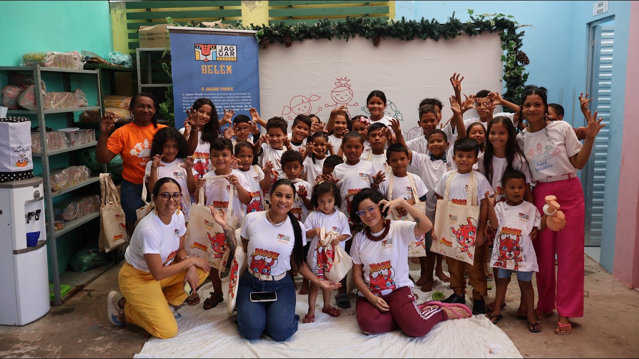 Oficinas educativas com crianças | Arte e educação na Jaguar Parade