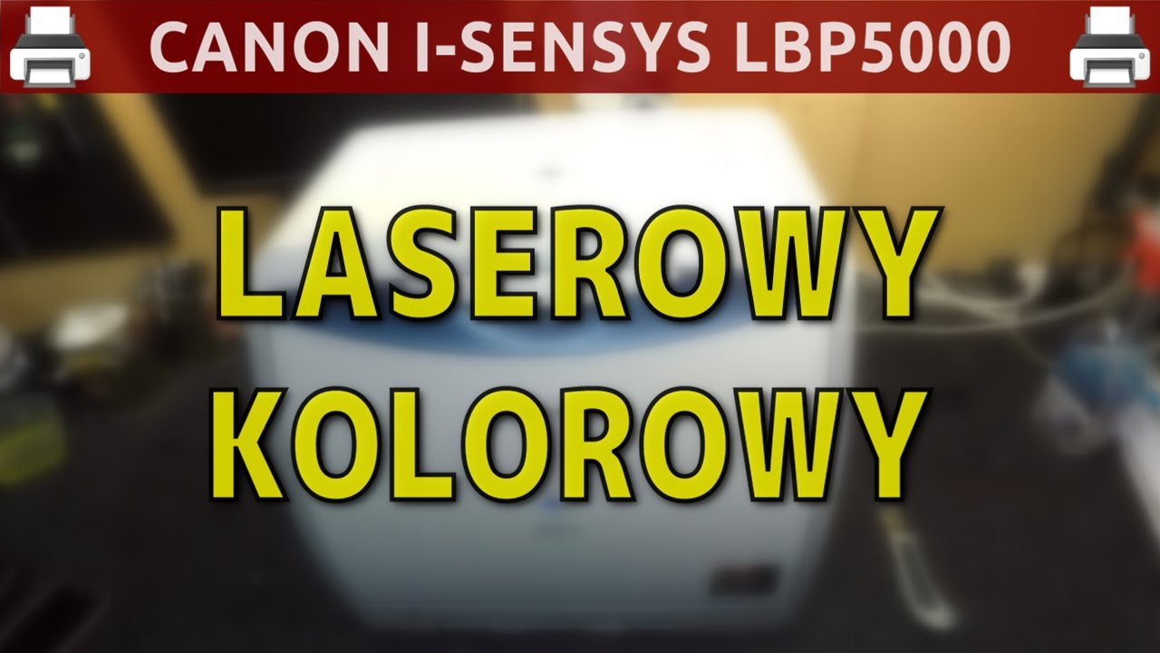 CANON I-SENSYS LBP5000 🖨️ Laserowy kolorowy