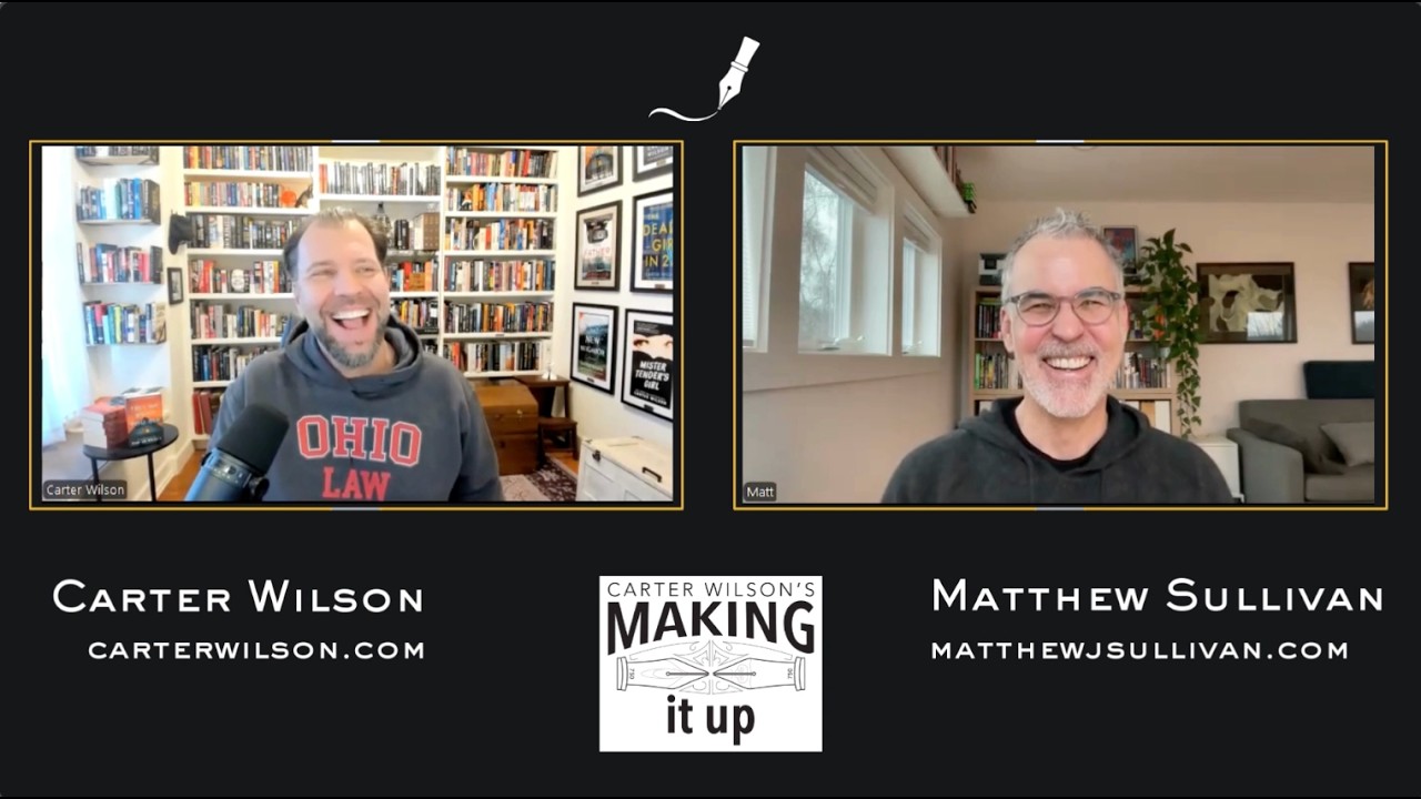 Making it Up with Matthew Sullivan, author of Midnight in Soap Lake