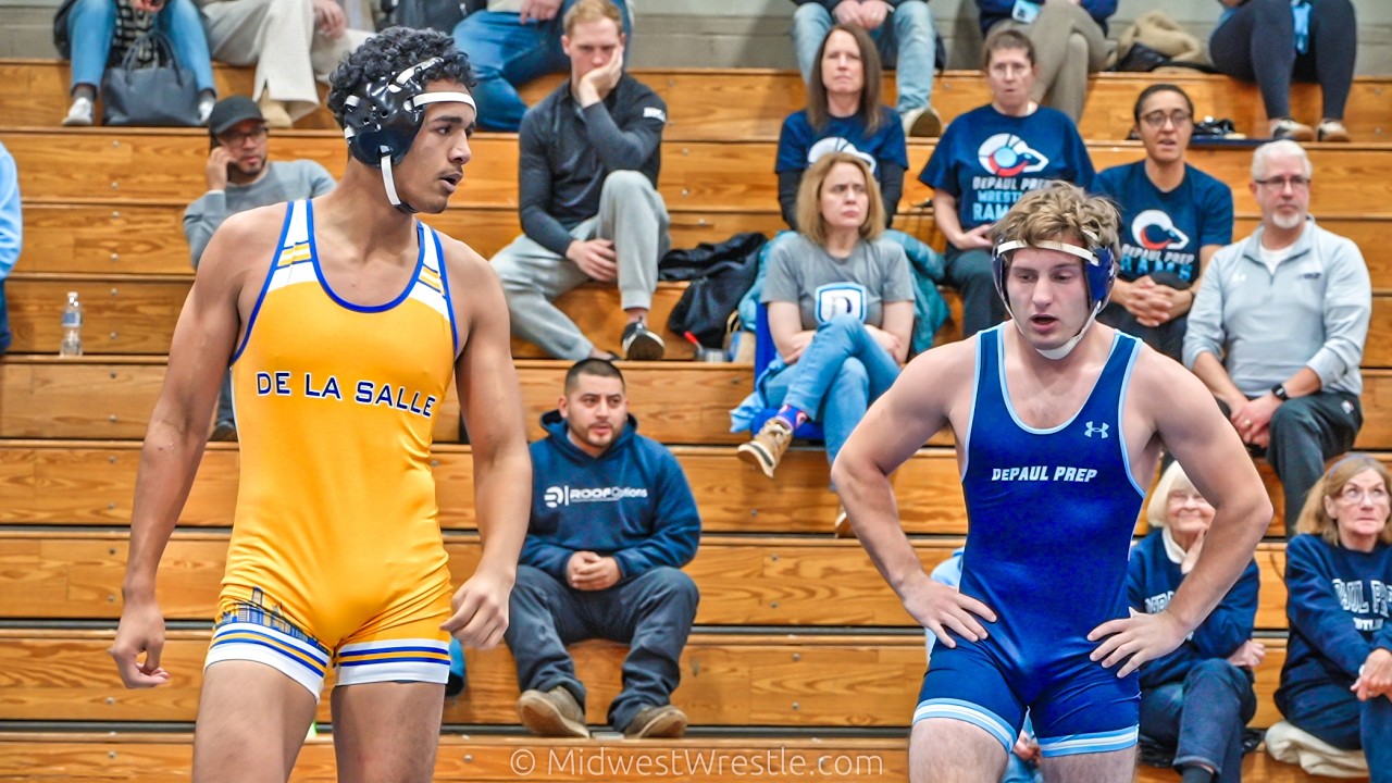 165 – Andrew Brendel {G} of DePaul College Prep IL vs. Isaiah Baron {R} of De La Salle Institute IL