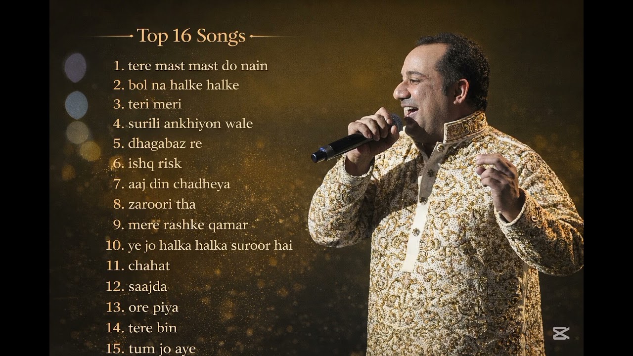 ||Best of rahat fateh ali khan's songs|| top 16 songs