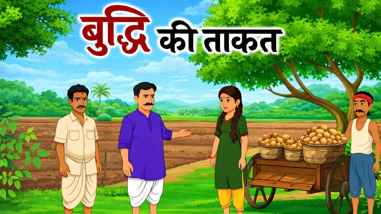 Buddhi Ki Taqat | बुद्धि की ताकत | Hindi Moral Story | Hindi kahaniya | Stories 