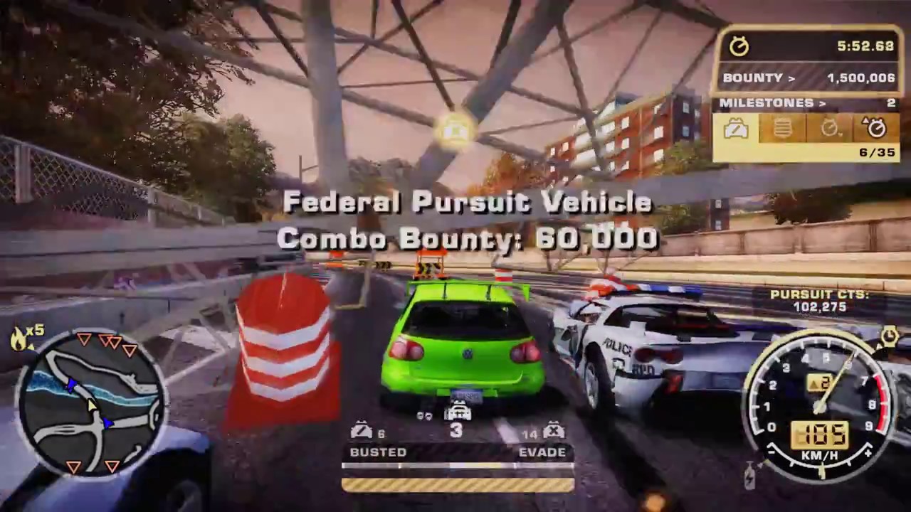 NFS Most Wanted Tips & Tricks #04 - Hidden Pursuit Stopper