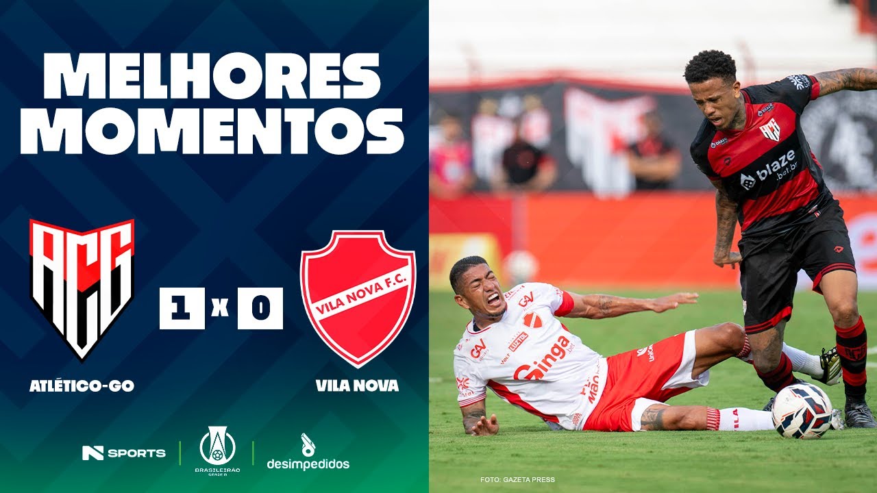PROVOCAÇÃO, BRIGA E GOLAÇO! ATLÉTICO-GO 1 X 0 VILA NOVA | MELHORES MOMENTOS | 33ª RODADA SÉRIE B