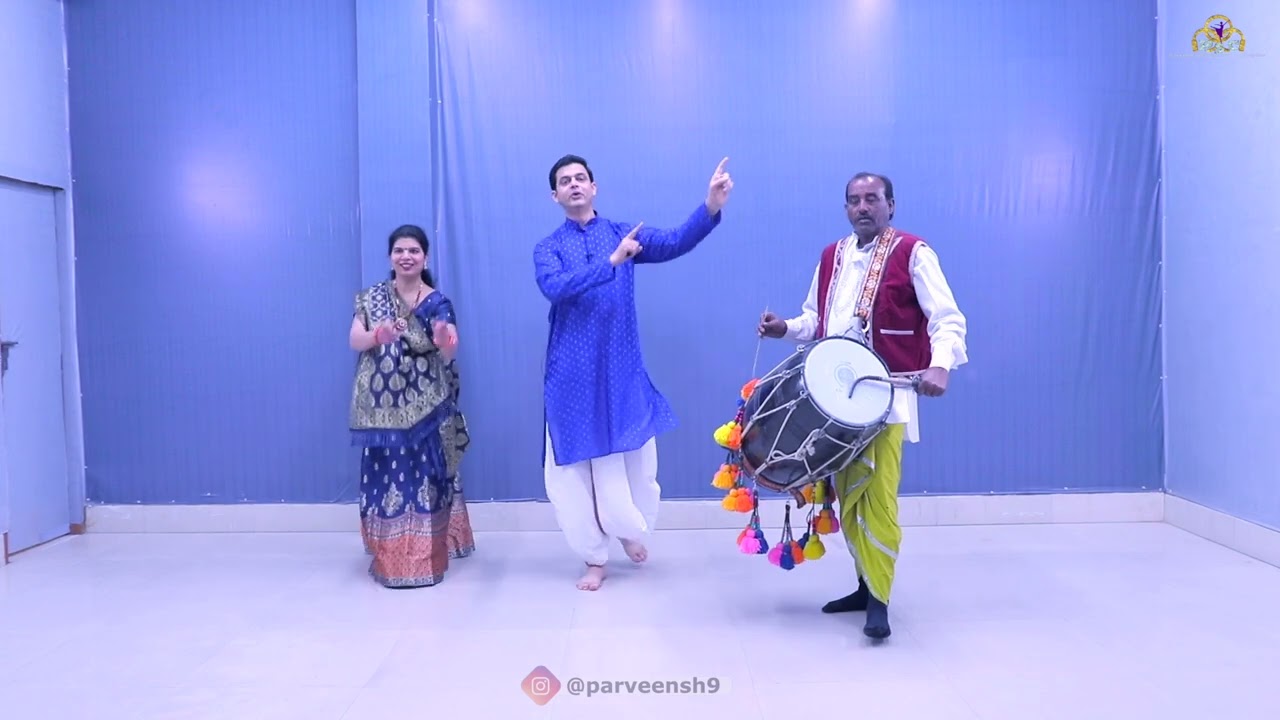 Chokdi dance | Chokdi Dhol Dance | how to dance on Dhol Chokdi | Parveen Sharma Dhol dance Tutorial