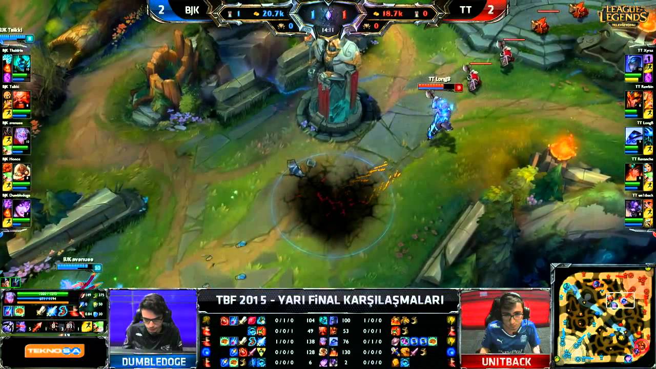 TBF 2015 - Yarı Final  - BJK vs TT  5. Ma&ccedil;