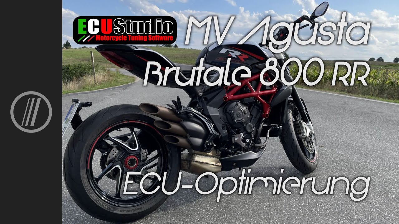 MV Agusta Brutale 800 RR ECU Optimierung Steuergerät Abstimmung Blipper - ECUSTUDIO