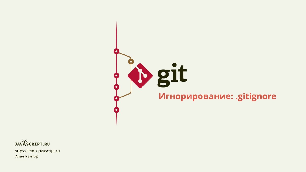 5.5 Git – Продвинутая конфигурация – Формат файла .gitignore