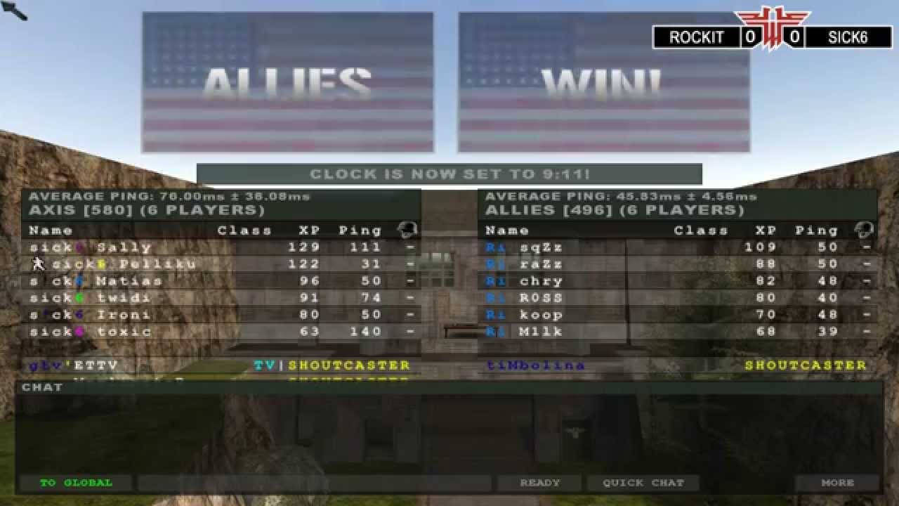 ET - ROCKIT vs. SICK6, Reborn Seeding Tournament - Grand Final [Enemy Territory]