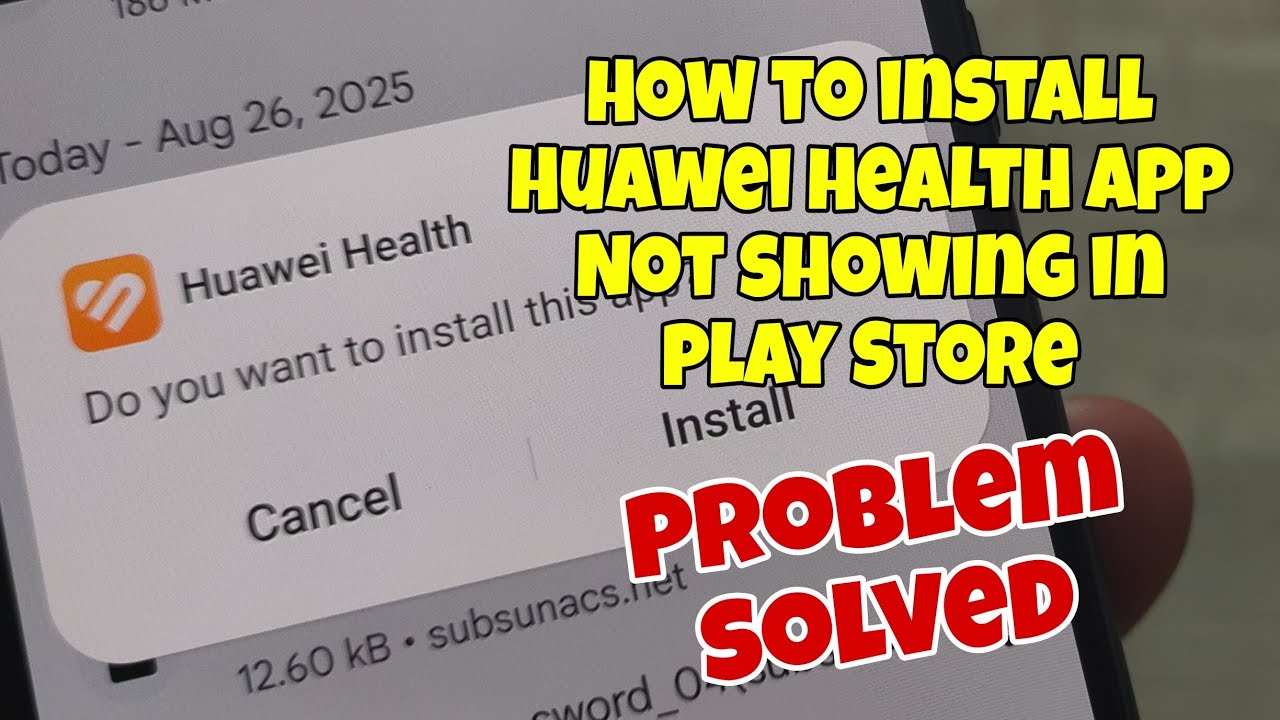 How to install Huawei Health app on any Android phone. Xiaomi, Samsung, Realme, Motorola etc.