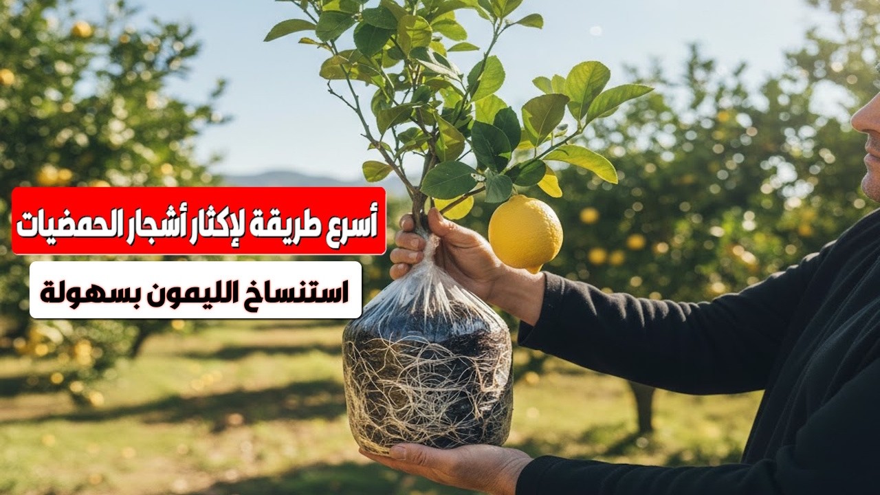 ازرع أكبر شجرة ليمون في منزلك خلال شهر واحد فقط! | بدل العقلة.. خذ شجرة كاملة! 🍋