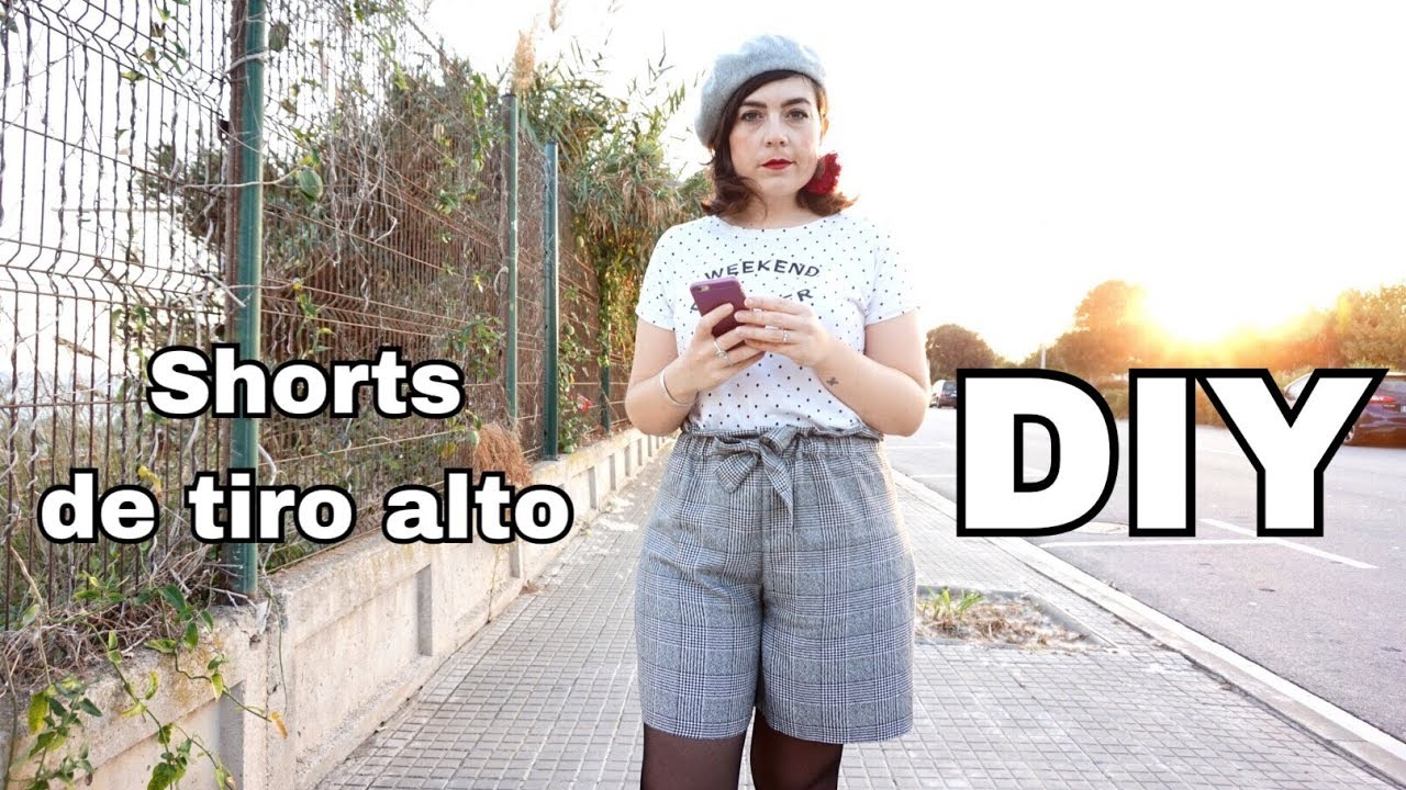 DIY| Shorts de tiro alto | Costura