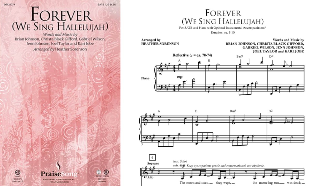 Forever (We Sing Hallelujah) by Kari Jobe | SATB Choir | Arr. Heather Sorenson