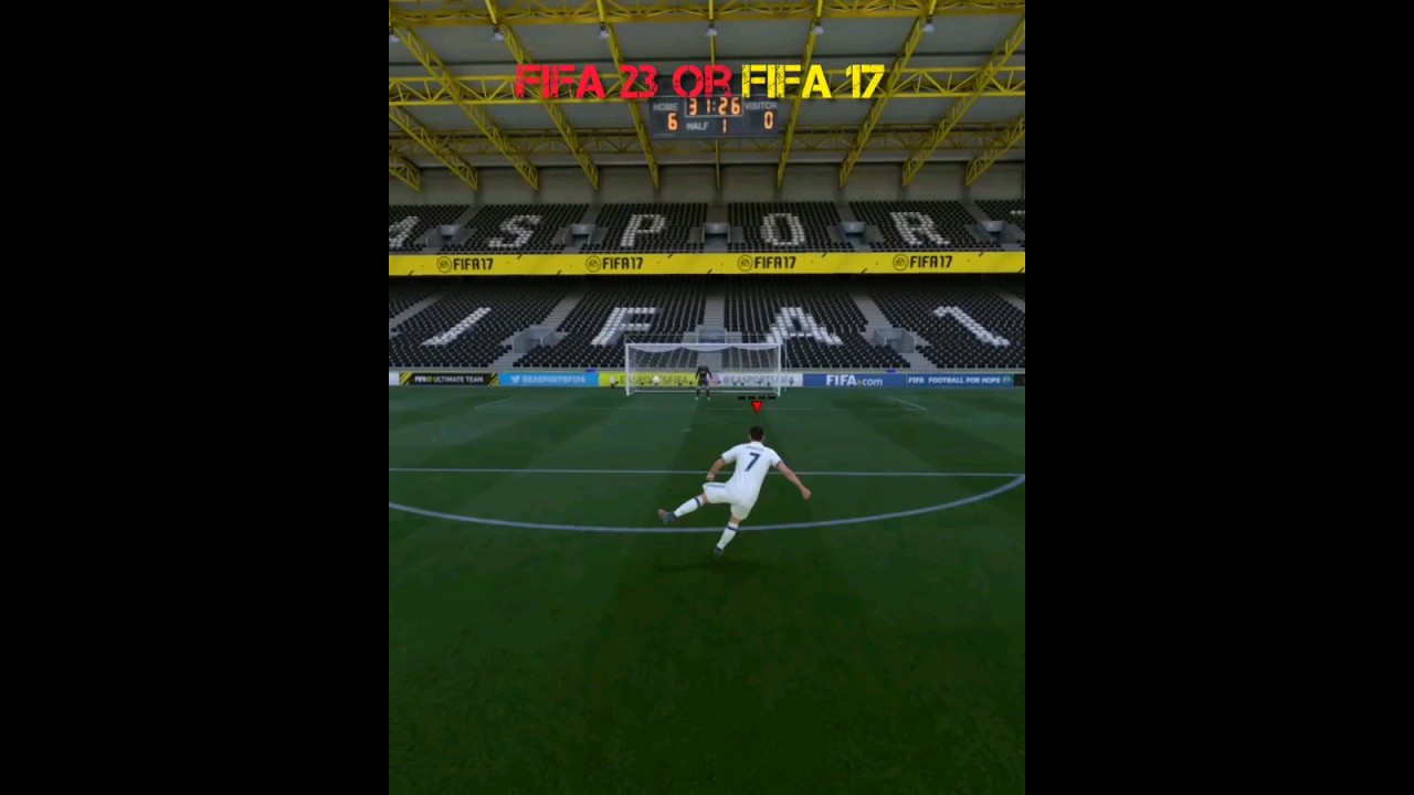 Fifa 23 Or Fifa 17 😈 #shorts #viral #football